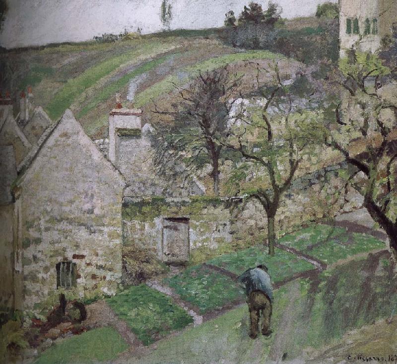 Camille Pissarro Loose multi-tile this Ahe rice Tash foot Germany oil painting art